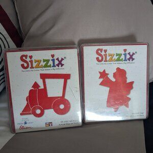Sizzix Original Die Cuts 38-0135 Train Engine & Angel 38 0238 Provo Craft Ellis